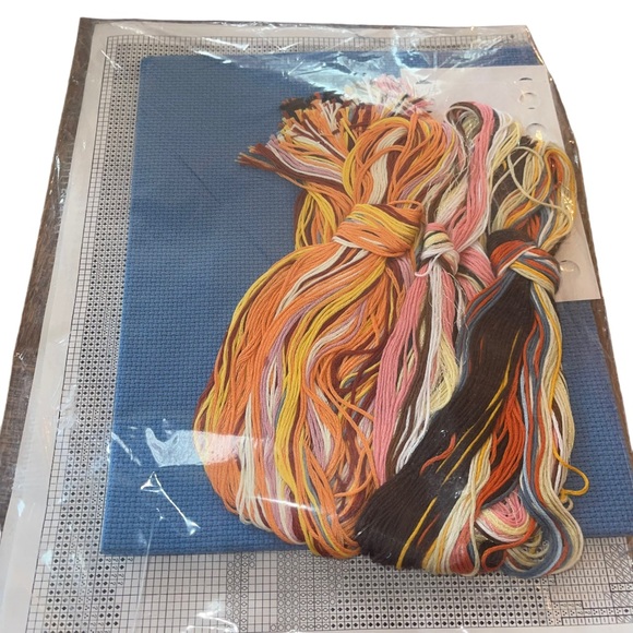 Vntg Janlynn The Great Spirit Southwest Counted Cross Stitch Kit 13-258 New - Picture 4 of 4